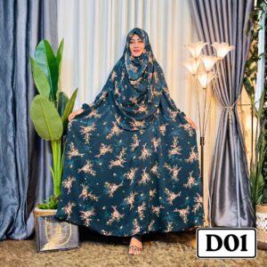 DUBAI CERY LONG ZILBAB - D01