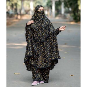 Alternative view of Khimar with plaju  - Code 250