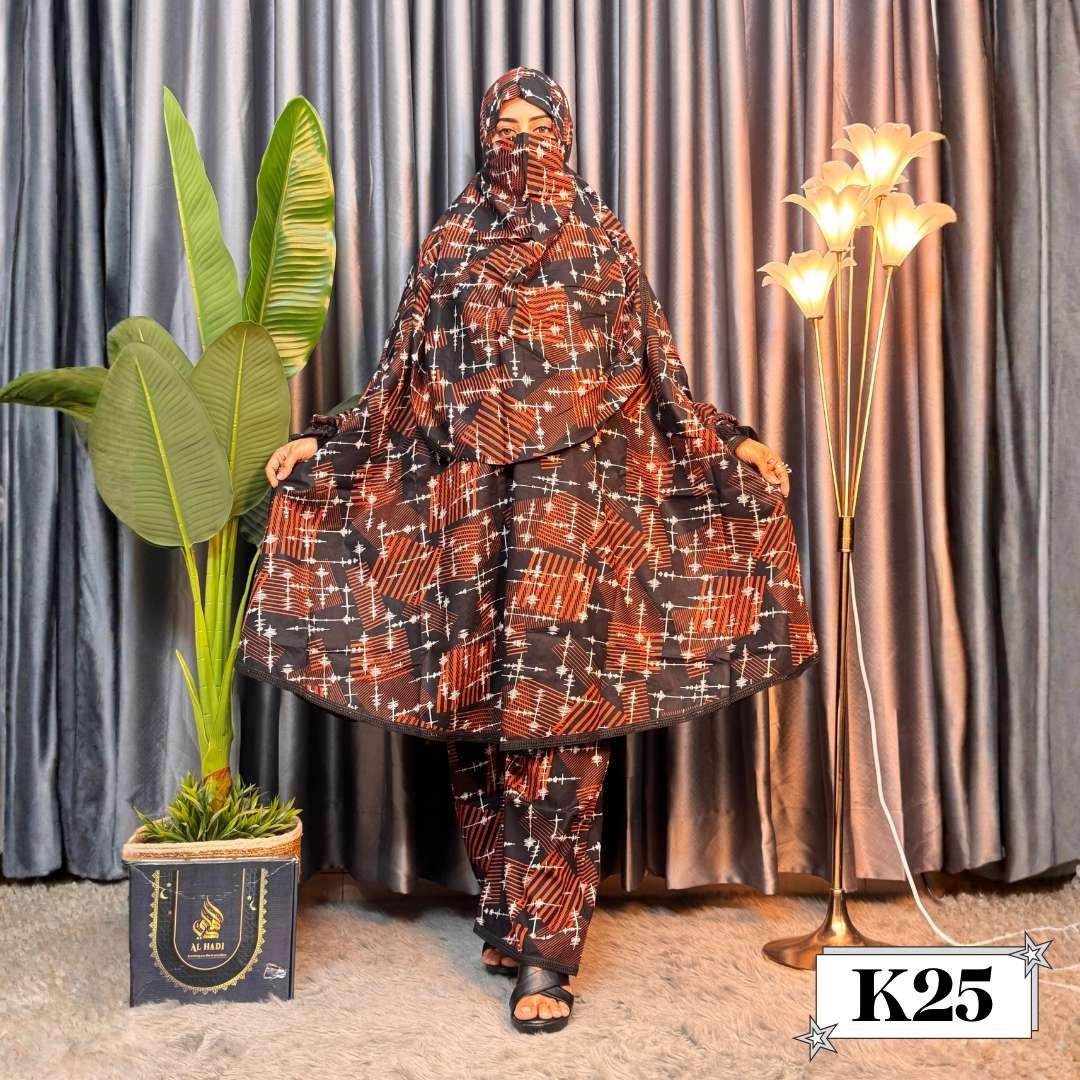 Khimar with plaju - Code K25