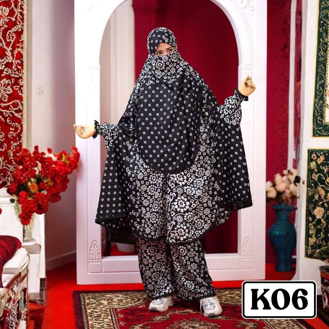 Khimar with plaju - Code K06