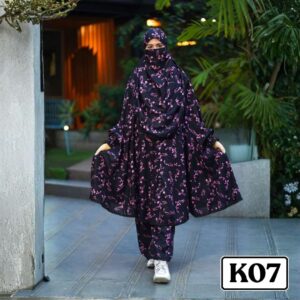 Khimar with plaju  - Code K07
