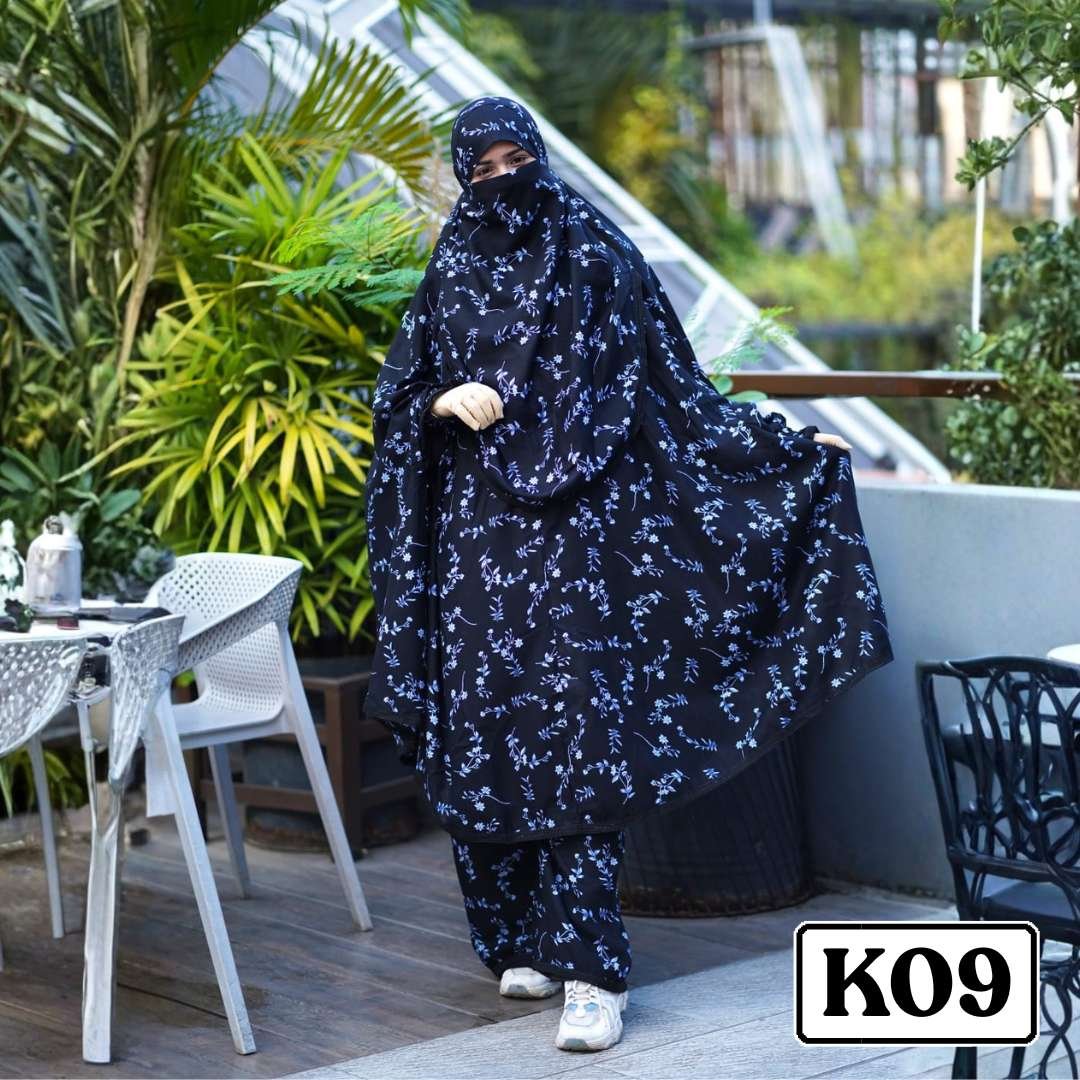 Khimar with plaju - Code K09