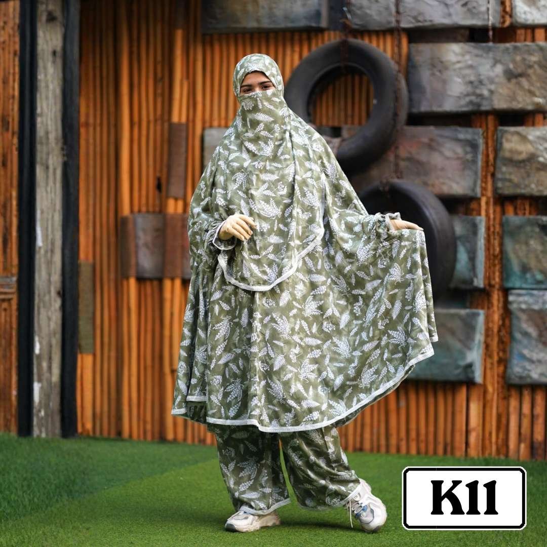 Khimar with plaju - Code K11