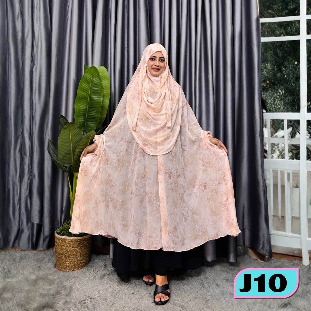 Georgette Semi Long Zilbab - J10