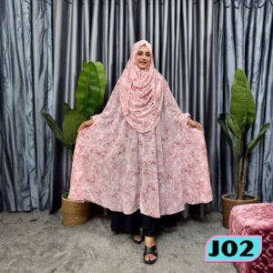 Georgette Semi Long Zilbab - J02