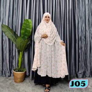Georgette Semi Long Zilbab - J05