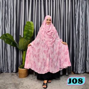 Georgette Semi Long Zilbab - J08